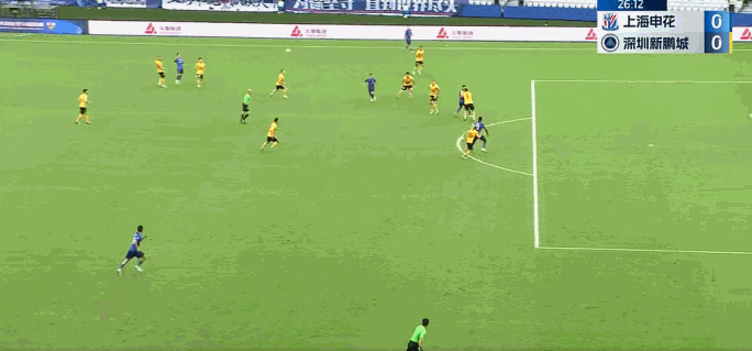 👊杨泽翔抽射偏出 申花失良机仍0-0新鹏城